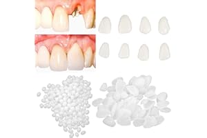 WOMCARE Fake Tooth Repair Kits DIY Dental Care Kit Glue for Filling Missing Broken Teeth Crowns and Bridges Moldable Fake Teeth to Regain Your Beautiful Smile in Minutes-White Color