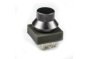 YMDK Knob Switches for Skyloong GK980 GK75 Plastic Case, Gray, Knob Switch, Rotary, Manual