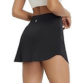 baleaf Womens Tennis Skirt Golf Skorts for Women High Waisted with Shorts Pockets Athletic Running