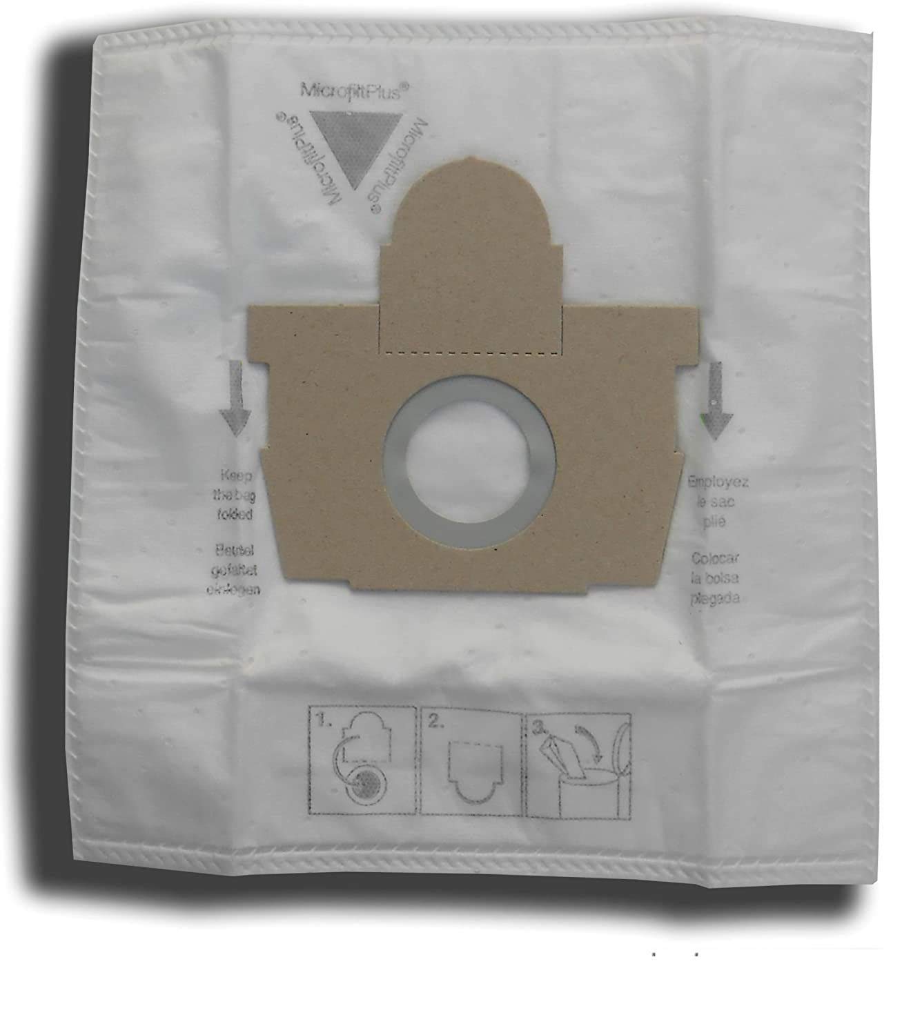 10 Vacuum Cleaner Bags for Rowenta RO4723, RO4762 Silence Force Eco Intelligence, RO5445 X-TREM POWER ECO, RO5629 Silence Force Extreme Compact, RO5727 RO5822, RO5825, RO5921, RO5762