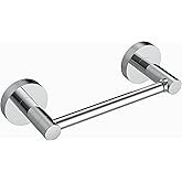 BATH EQUIPMENT FIXSEN Toilet Paper Holder Bathroom Tissue Roll Holder Stainless Steel and Zinc Alloy Wall Mount Detachable (Chrome, 1)