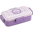 Kuromi Bento Lunch Box (17.92oz)- Cute Lunch Carrier with Secure 4-Point Locking Lid - Authentic Japanese Design - Durable, Microwave and Dishwasher Safe - Floral Wreath