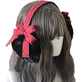 BPURB Cute Plush Warm Earmuffs Kawaii Girls Women's Lolita Warmer Muff Ear Cover Lovely Fold Headband Accessories