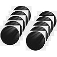 YIKIADA Black Dot Stickers 6 Inches Vinyl Self-Adhesive Waterproof Colored Circle Labels Kid Floor Decals Removable Line Up Round Tags for Office Classroom 10 PCS
