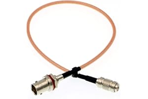 Uonecn HD SDI DIN 1.0/2.3 Mini BNC to BNC Female RG179 for Blackmagic HyperDeck Shuttle 12''