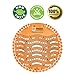 Urinal Screen Deodorizer (10 PACK), Good For 5,000 Flushes, Orange Citrus Scent