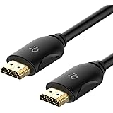 Rankie HDMI Cable, Supports Ethernet, 3D, 4K and Audio Return, 6FT, Black