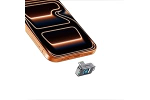 TWOPAN 512GB Nano SSD with Fingerprint Lock, Portable External SSD Hard Drive Storage for iPhone 17/16/15, MacBook, Steam Dec