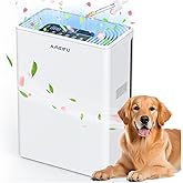 AMEIFU Air Purifiers for Home Large Room up to 2300sq.ft, H13 True Hepa Air Purifiers with PM 2.5 Air Quality Display, Air Cleaner with Washable Pre-Filter for Pets Hair, Dander, Smoke, Pollen
