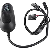 Wheelchair Joystick Controller, DC 24V Electric Wheelchair Joystick Controller Replacement, 4 Keys Wheelchair Remote Control for Electric Mobility Wheelchairs