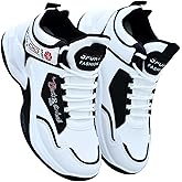 HCQIJINRX Men's high Leather Sports and Casual Basketball Shoes