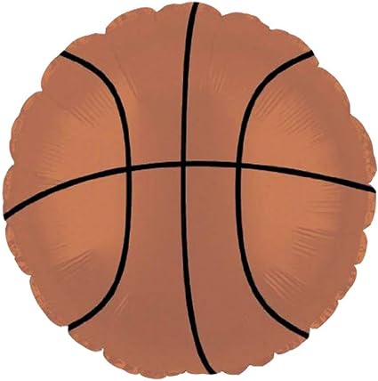 Amazon Com Pmu Basketball Balloon 18 Inch Mylar Pkg 1 Home