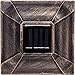 Paradise GL28998BZ Solar Cast Aluminum LED Post Cap Light for 4x4 Wood Posts (Bronze, 4 Pack)