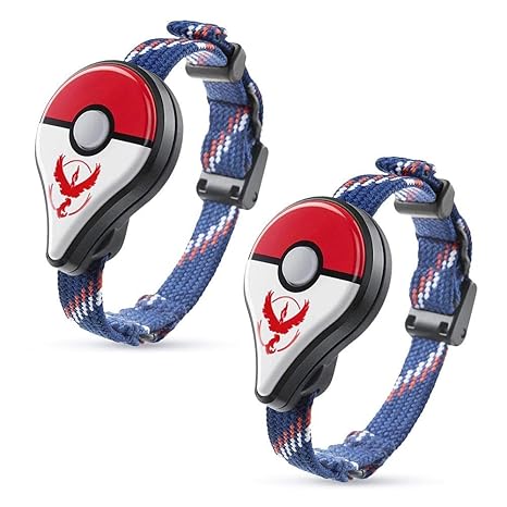 kingromargo 2 Stück Bluetooth Armband Armbanduhr Spiel für Nintend Pokemon Go Plus