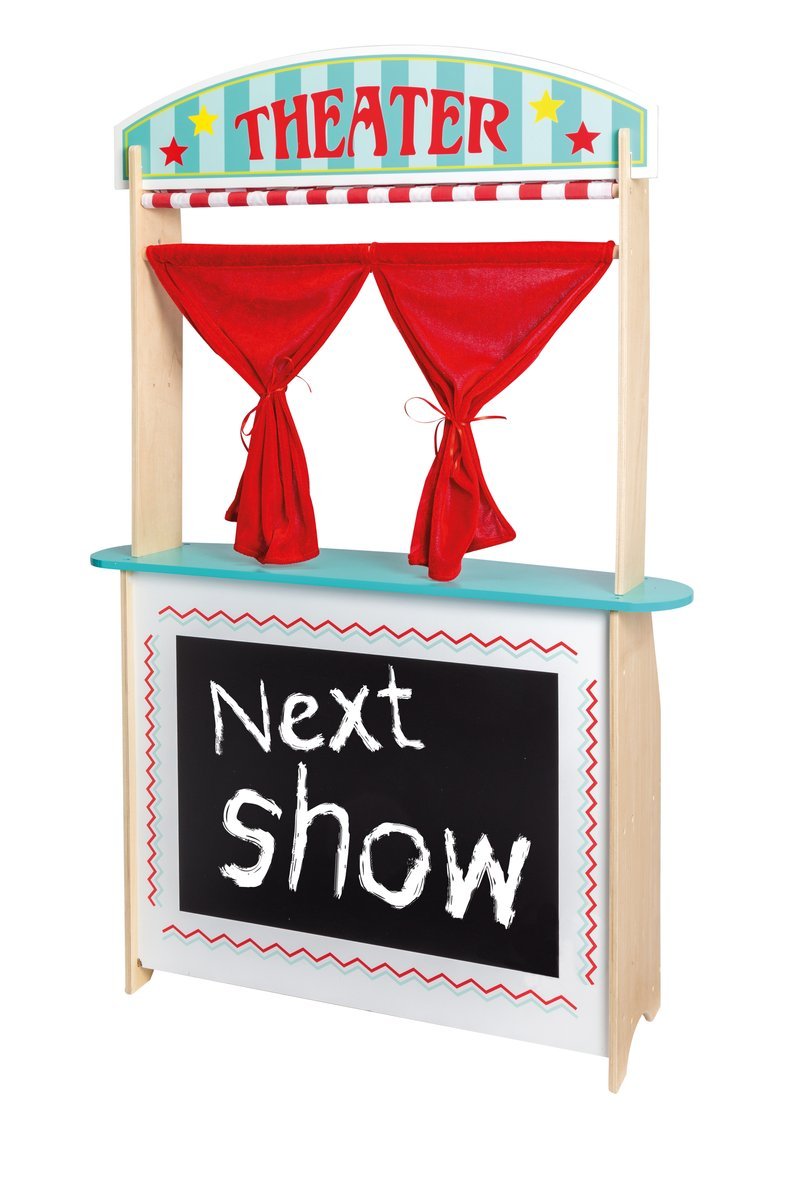 Kasperletheater mit Puppen - Joueco Puppentheater mit Zubehör