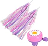 flintronic Bike Bell Kids Bicycle Bell with Colorful Streamers Aluminum view 9