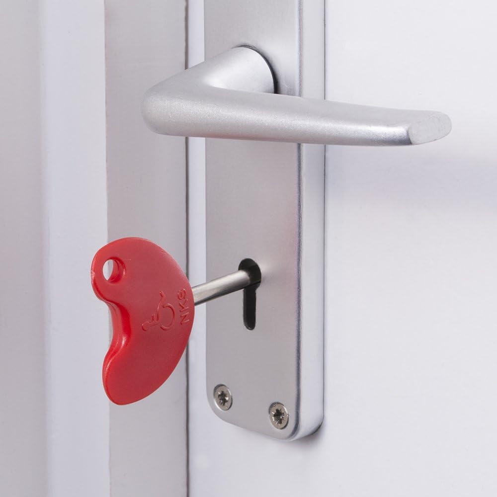 Red Disabled Toilet Key Pack of 2 Amazon.co.uk Health & Personal Care