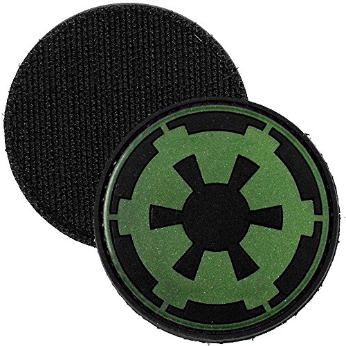 LIVABIT PVC Rubber 3D Morale Patch MP-42 Tactical Airsoft Paintball Star Wars Republic Symbol Logo Glow In The Dark - Thumbnail 2