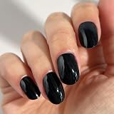 MYLEE Witching Hour Gel Nail Wraps 20 Pre-Cured Stickers Black view 2