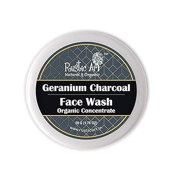 rustic art charcoal face wash