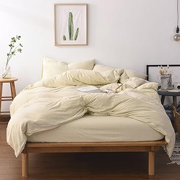 Amazon Com Adyonline 3 Pcs Jersey Cotton Comforter Cover Set