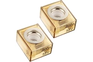 2-Pack Marine Rated Battery Terminal Fuses MRBF 100-300A IP66 Waterproof for Boat RV DC Power Protection Compatible with M8 S