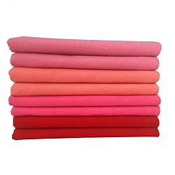 4pcs Thick 1.4mm Soft Felt Fabric Sheet Assorted