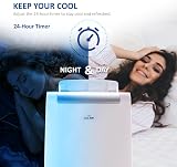 ALL AIR 12000 BTU Portable Air Conditioner Dehumidifier WiFi Timer 17-35C view 7
