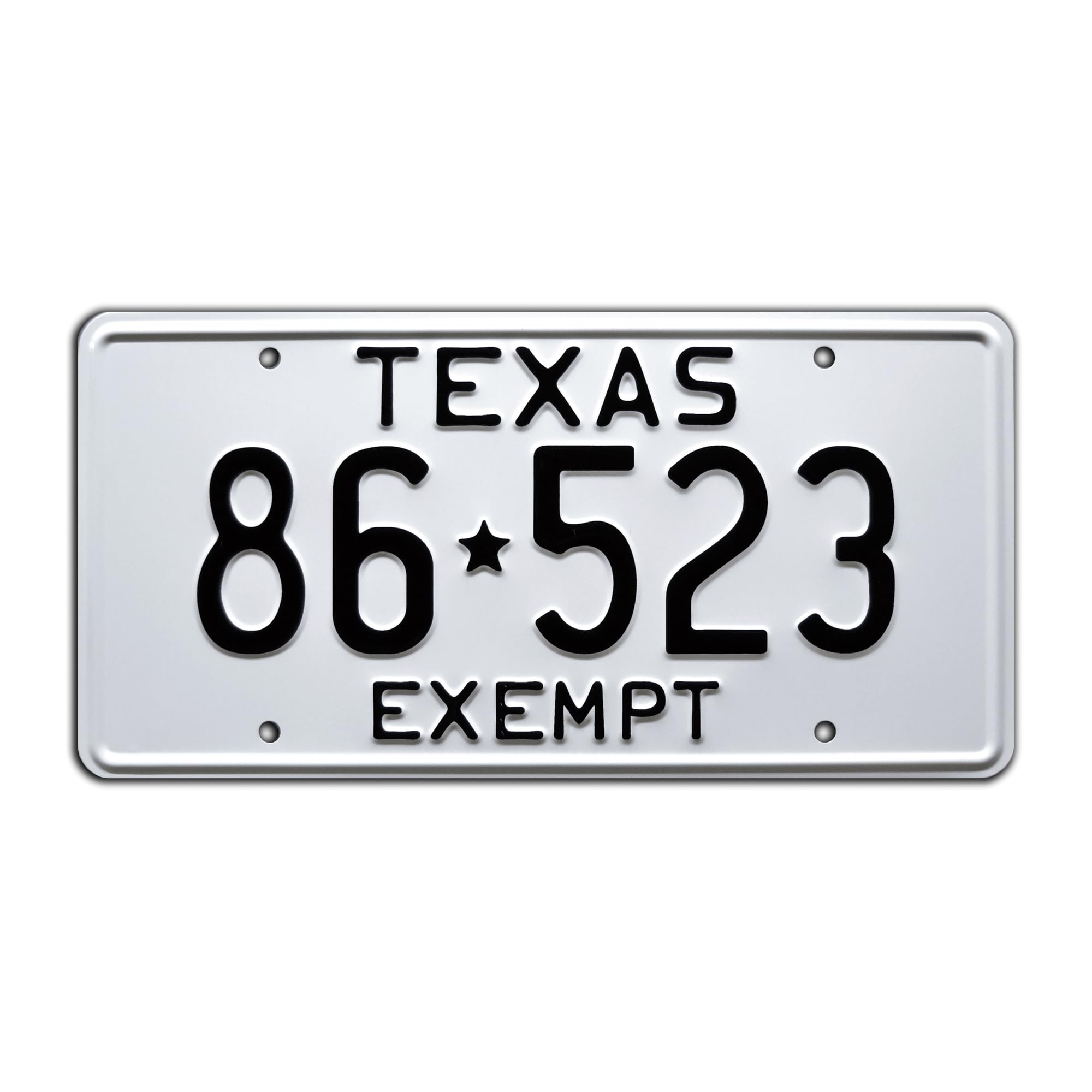 Celebrity Machines Smokey and the Bandit | Buford T. Justice | Metal Stamped License Plate