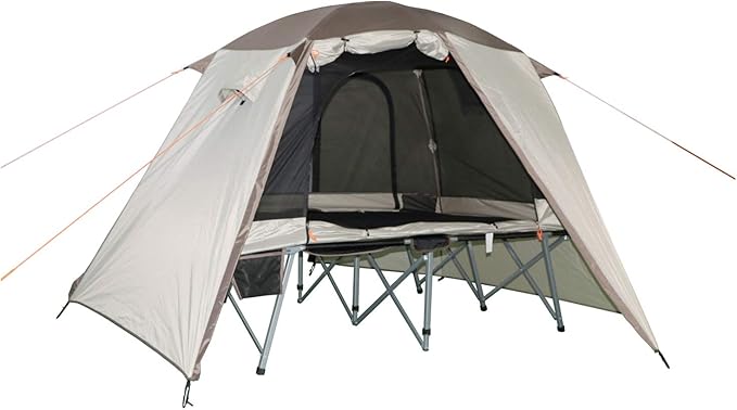 tent with built in cot