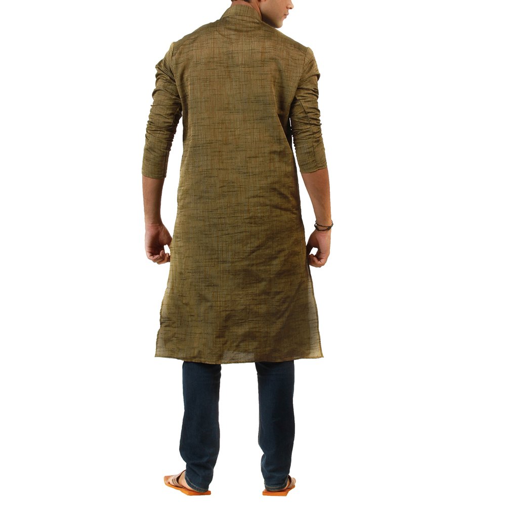 amora men's blended khadi kurta