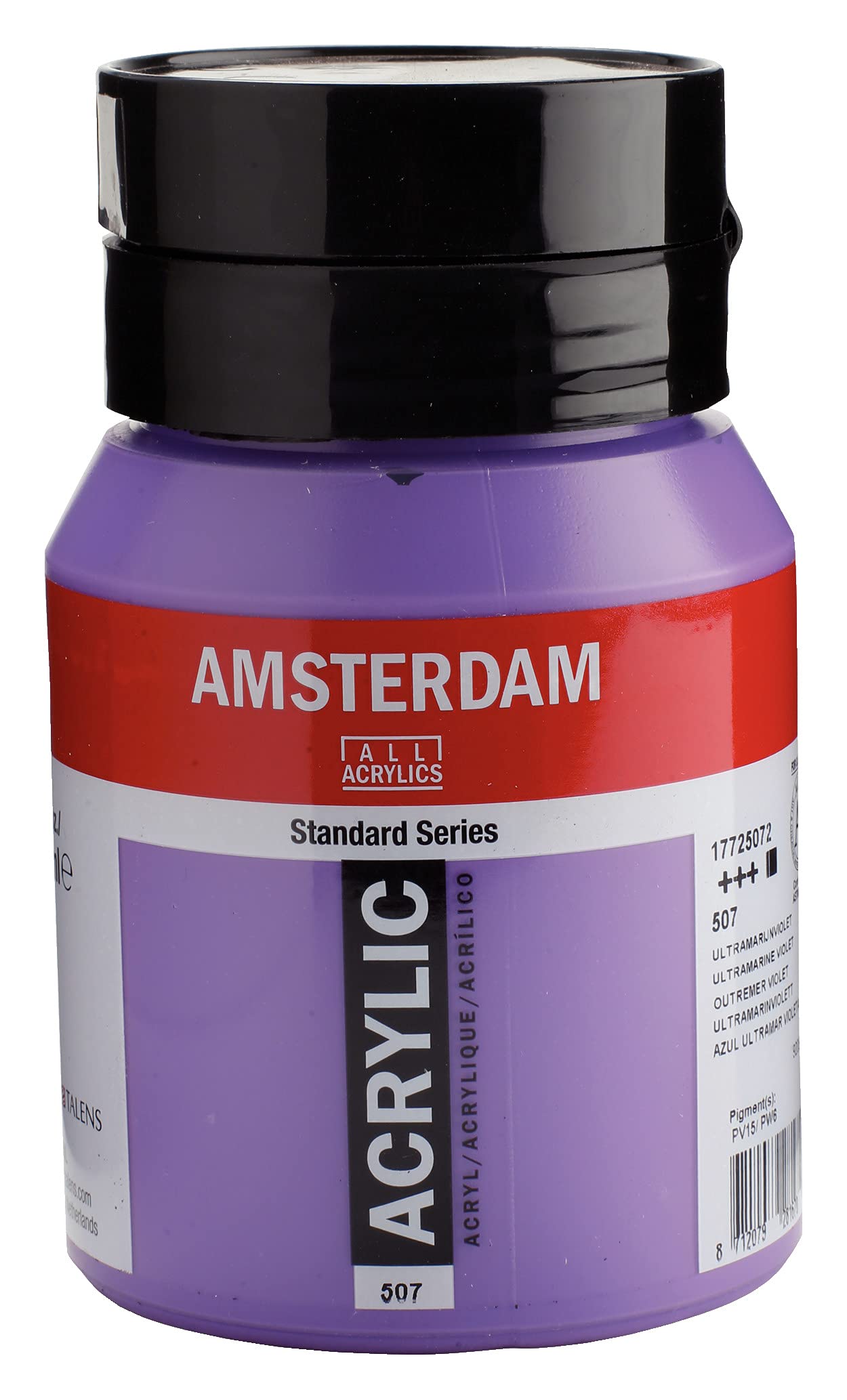 Amsterdam Standard Series Acrylic Jar 500 ml Ultramarine Violet 507 (17725072)