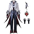 Helltaker Arlecchino Knave Cosplay Costume Fatui Servant Full Suit with Accessory for Halloween Christmas Party Outfit