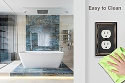 OKAWYC Single Duplex Outlet Light Switch Cover