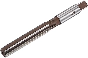 uxcell 5/8" Hand Reamer H8 Accuracy Alloy Tool Steel 6 Flutes Straight Shank Milling Cutter Tool