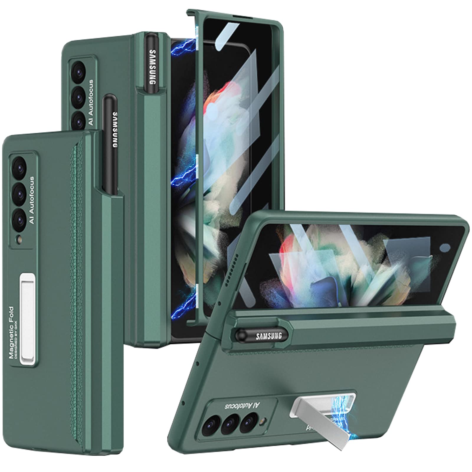 Miimall Compatible for Samsung Fold 3 Case with S