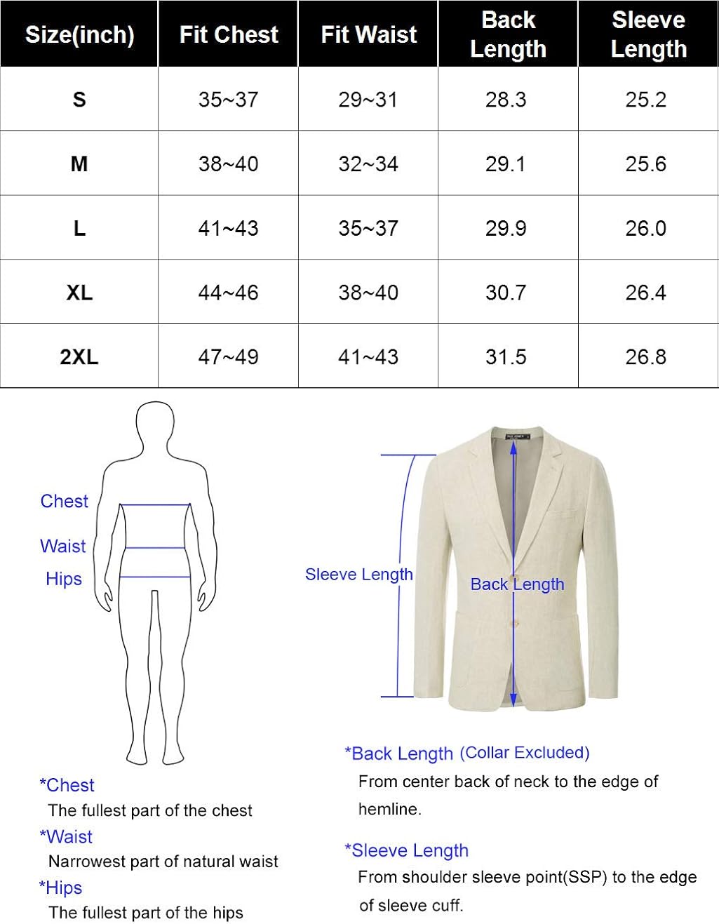PJ PAUL JONES Men's Slim Fit Lightweight Linen Jacket Tailored Blazer Sport Coat at  Men’s Clothing store
