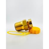 420lb Propane Tank Fill Valve 420 Lb LPG 120 Gallon 1-1/4" NPT Filler ASME 1-3/4
