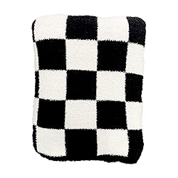 Checkered Throw Blanket Super Soft Luxurious Warm