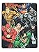 Northwest Justice League Blanket - Plush Throw - Flash - Superman - Wonder Woman - Batman - Aquaman - Green Lantern - Cyborg