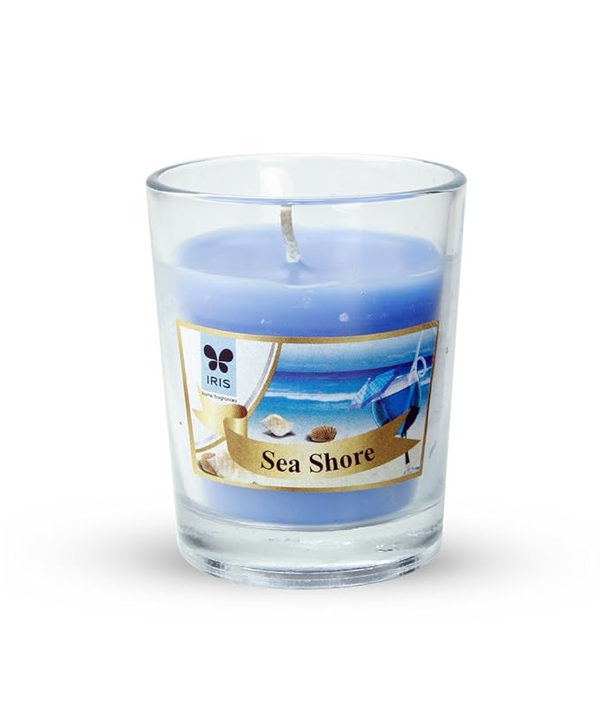 Buy IRIS Aroma Candles (Blue) Online at Low Prices in India Amazon.in