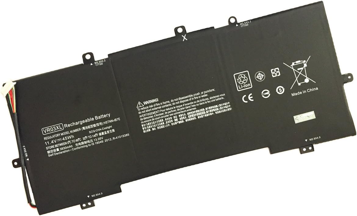7XINbox 11.4V 45Wh 3950mAh VR03XL Laptop Battery compatible with HP ENVY 13-D 13-D046TU 13-D025TU 13-D024TU 13-D051TU 13-D056TU Series Laptop 816497-1C1 HSTNN-IB7E