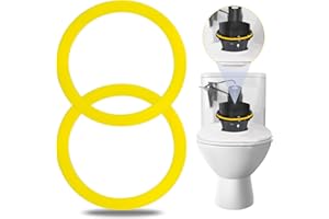 HIDNVEFEN 2Pcs Canister Flush Valve Seal for Kohler, Toilet Tank Parts GP1059291 Flush Valve Seal, Silicone Gasket Replacement Parts Toilet Seal Ring