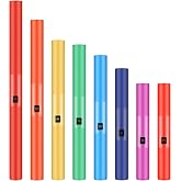 Resholder 1 Set Sound Tube Set of 8 Plastic Percussion Instrument Colorful Octave Tube Kit Musical Toy