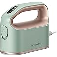 Newbealer Smart Steam Iron for Clothes - 1200W Professional-Grade Turbo Steam, 3 Steam & 3 Dry Heat Modes, 45s Heat-Up, 6oz Tank, Auto-Off, Nonstick Ceramic Soleplate for Home, RV & Hotel (120V Only)