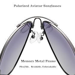 RCXKOOM Polarized Aviator Sunglasses for Mens