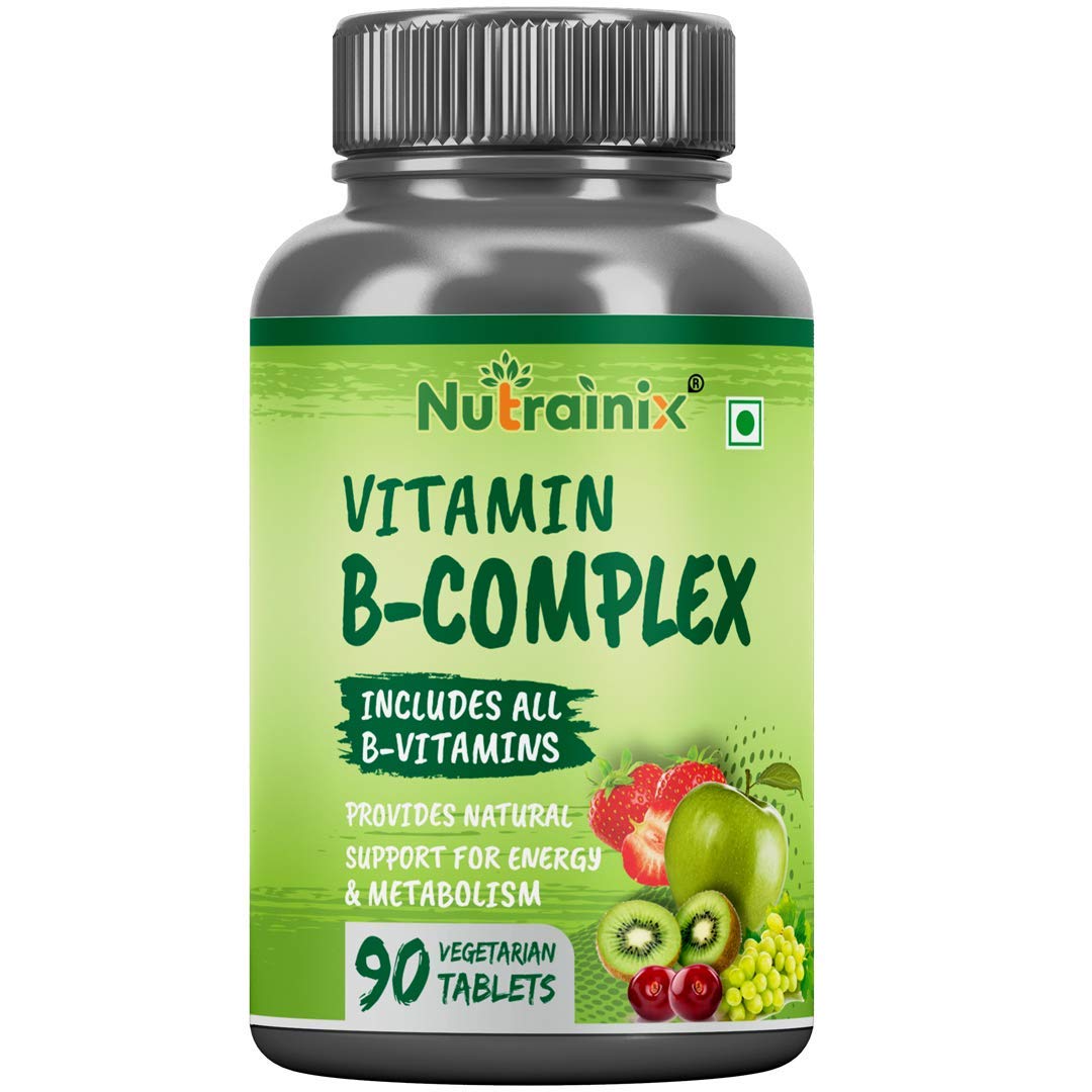 Dharma Nutrainix Vitamin B-Complex with Vitamin C | Biotin | Choline | Folic Acid | Inositol | Impro