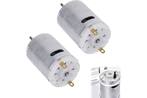 2pcs 12V DC Fan Motor for Ventline BVD0218-00, RV Bathroom Roof Vent Fan Motor Replacement with Round Shaft Parts Compatible 
