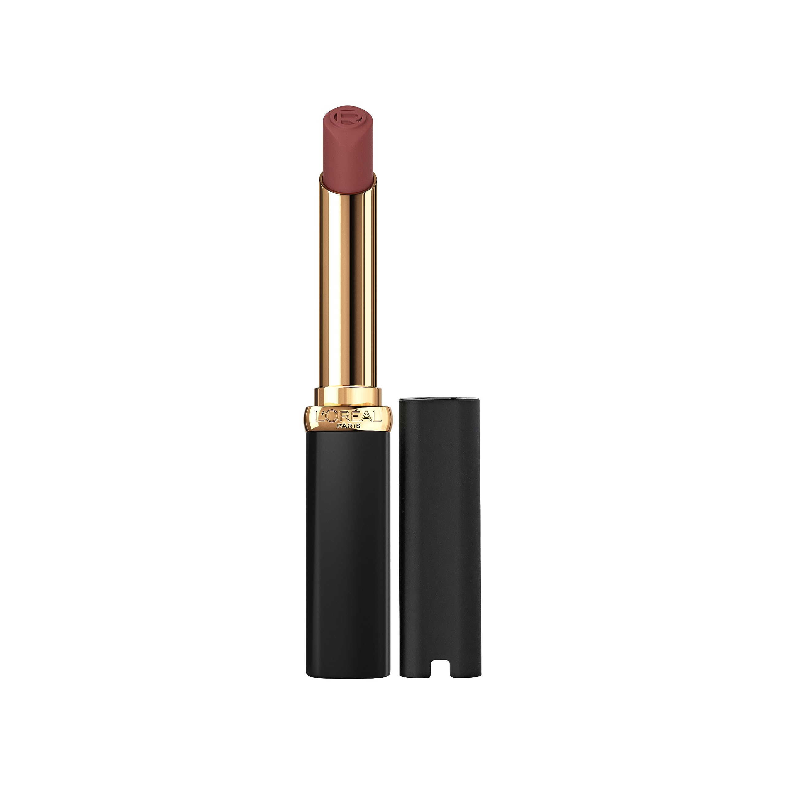 Photo 1 of L'Oreal Paris Colour Riche Intense Volume Matte Lipstick, Lip Makeup Infused with Hyaluronic Acid for up to 16HR Wear, Worth It Intense, 0.06 Oz