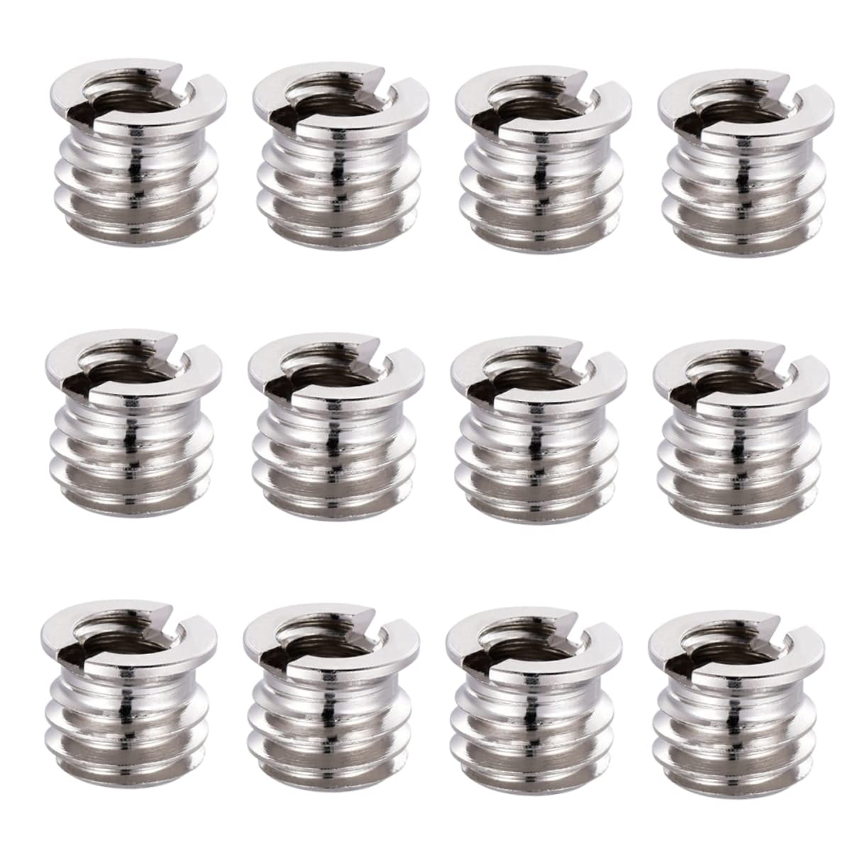 FUNOMOCYA 20 Pcs Interface Screw Thread Stand Tripod Adapter Mic Stand Thread Adapter Retainer Holder Tripod Mount Adapter Screw Adapter for Mic Stand Microphone Bracket Clip